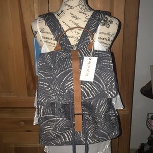 LU & ELLE BACKPACK W/ MONEY & CARDS HOLDER